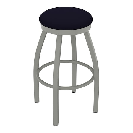 Holland Bar Stool Co 25" Swivel Counter Stool, Nickel Finish, Canter Twilight Seat 80225AN002